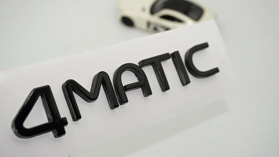 DK Tuning 4 Matic Bagaj Siyah Renk Yeni Yazı Logo Benz İle Uyumlu