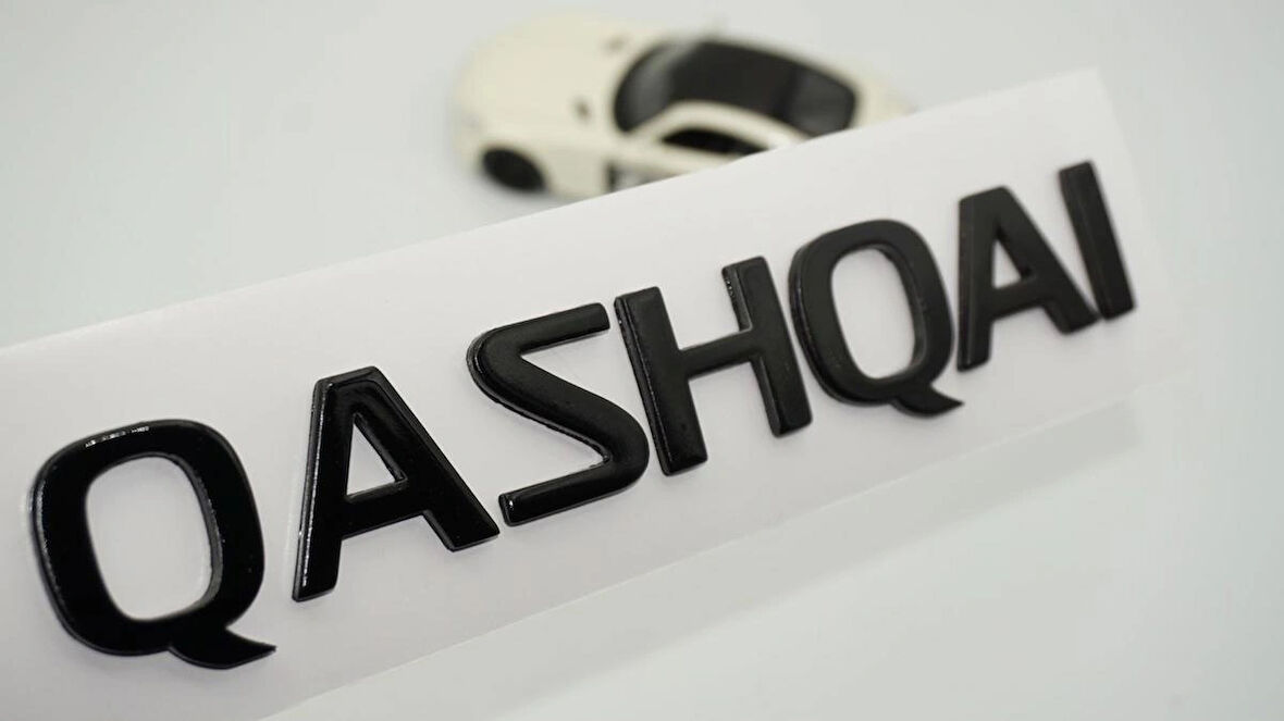 DK Tuning Qashqai J10 Siyah ABS Bagaj Yazı Logo Nissan İle Uyumlu