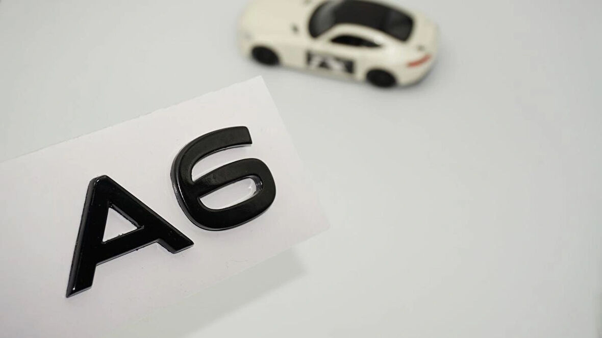 DK Tuning A6 2025+ Bagaj Siyah 3M Yazı Logo Audi İle Uyumlu