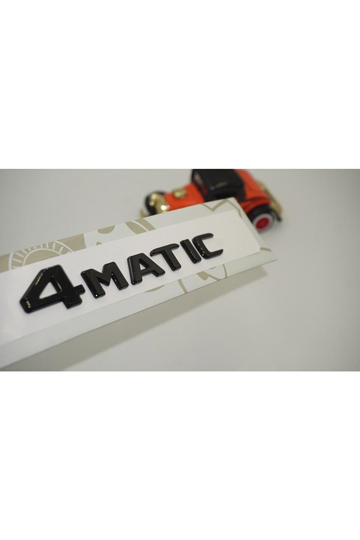 4 Matic Bagaj Parlak Siyah Abs 3m Yazı Logo Uyumlu