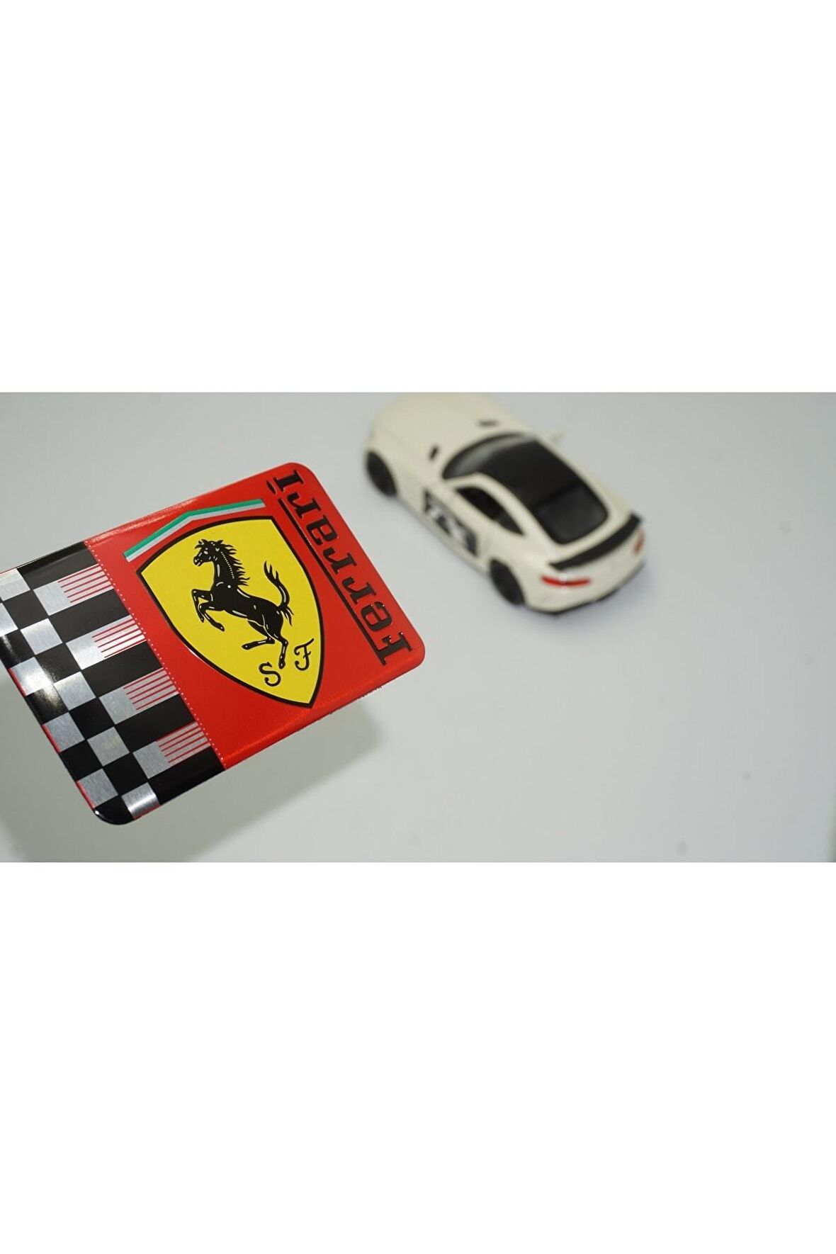 S F Ferrari Logo Metal Body Plaka Logo Amblem Arma