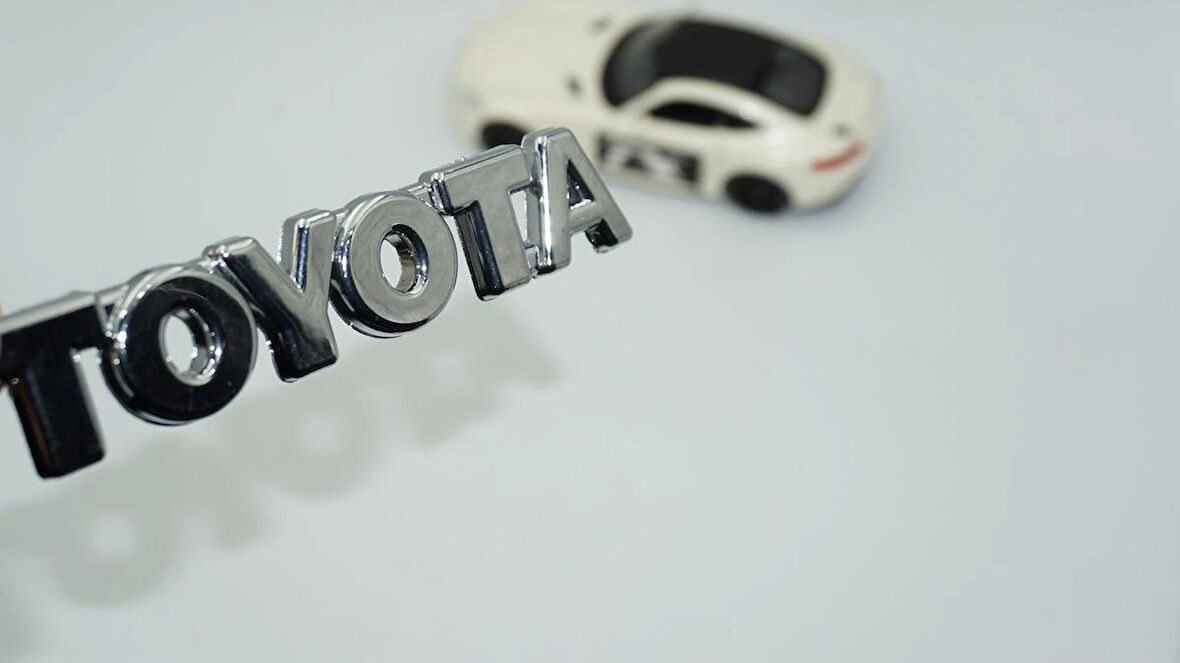 DK Tuning Toyota Prius Auris Bagaj 3M 3D Krom ABS Logo Amblem