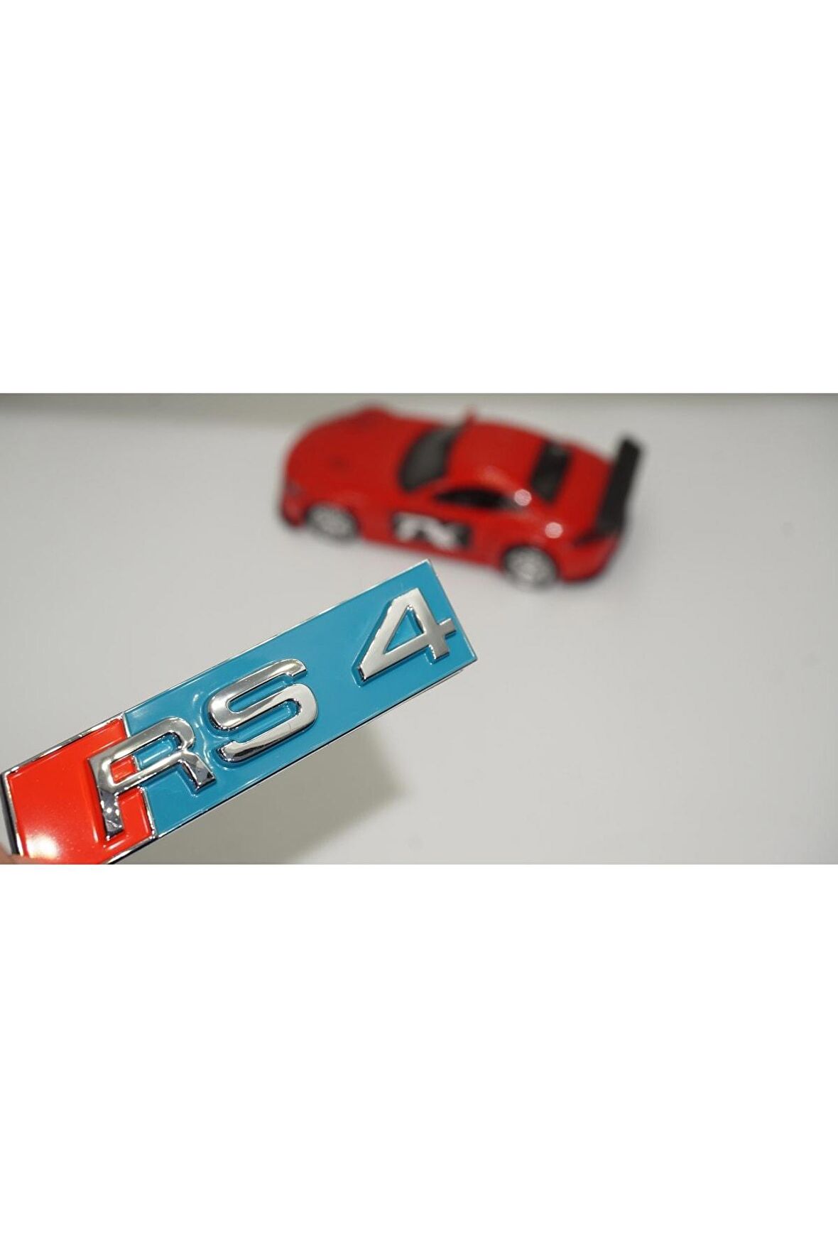 Audi Rs4 Yeni Nesil Turkuaz 3m 3d Bagaj Logo Orjinal Ürün
