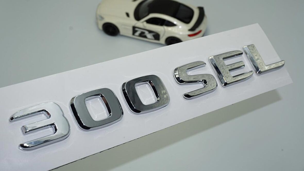 Dk Tuning 300SEL Bagaj Krom Abs 3m 3d Yazı Logo Benz İle Uyumlu