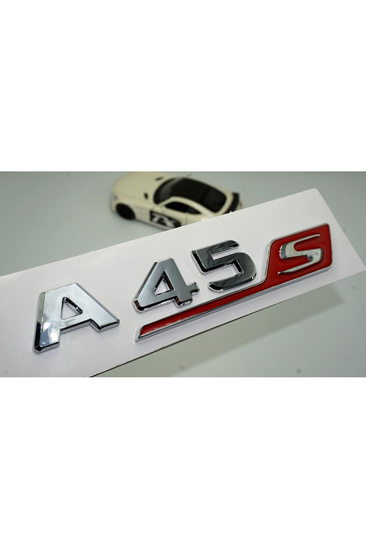 DK Benz A 45S Bagaj Krom Kırmızı ABS 3M 3D Yazı Logo