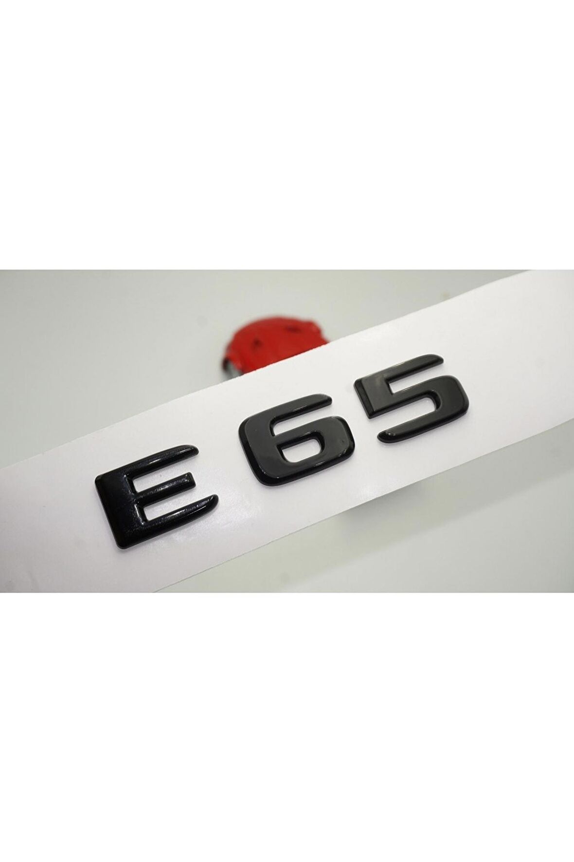 E 65 Bagaj Parlak Siyah Abs 3m 3d Yazı Logo