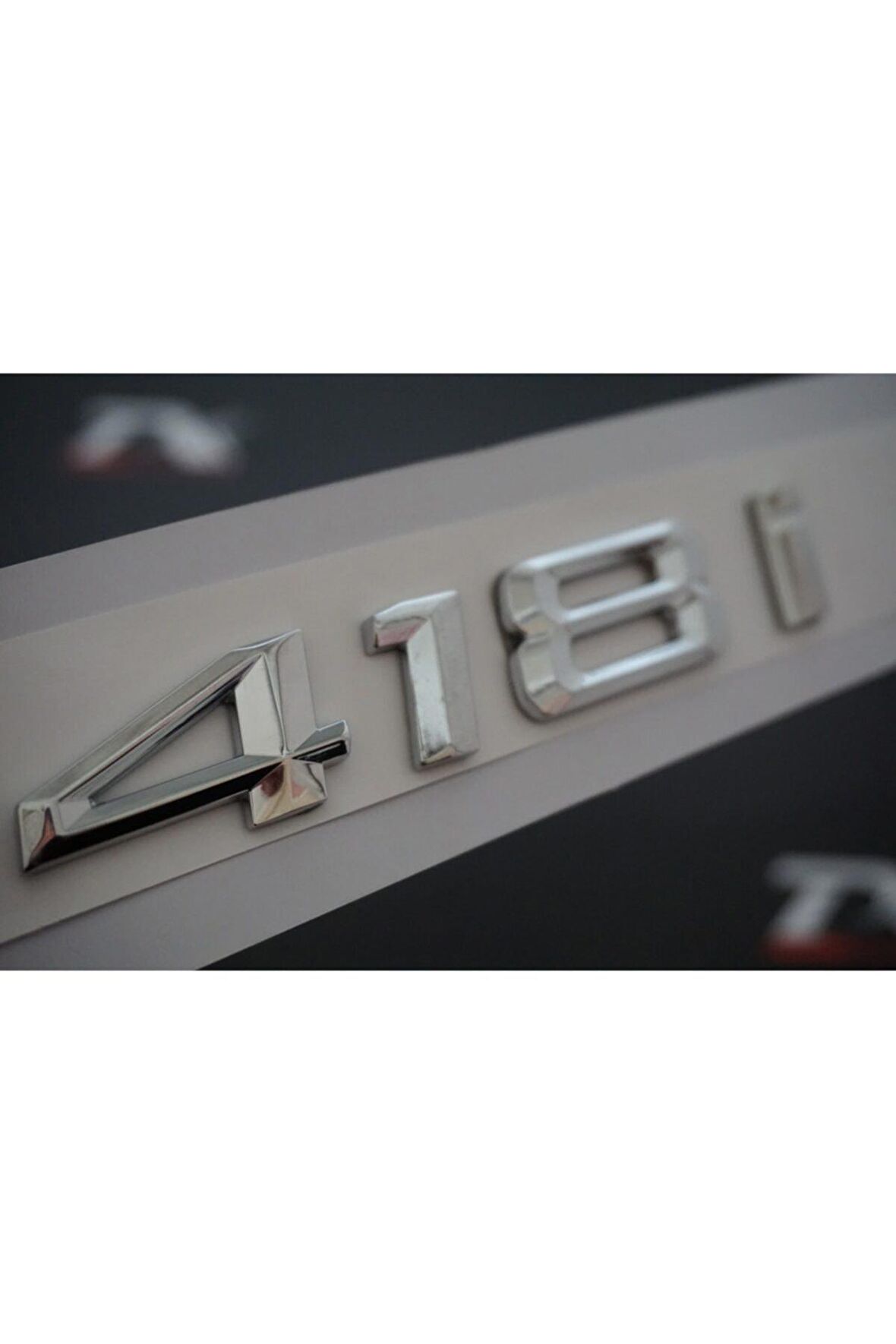 Bmw 418i Bagaj Krom Metal 3m 3d Yazı Logo