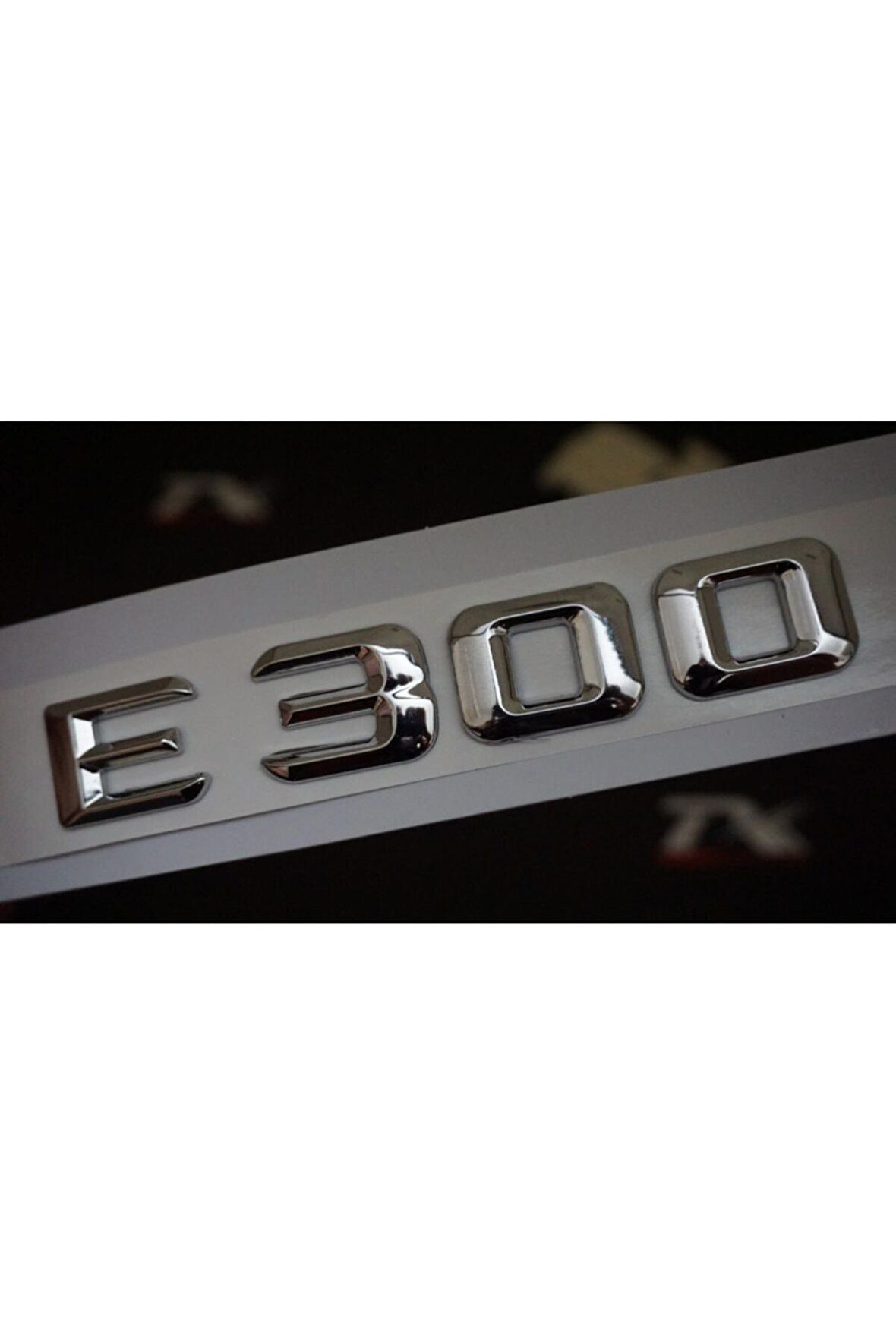 Mercedes Benz E300 Bagaj Krom Metal 3m 3d Yazı Logo