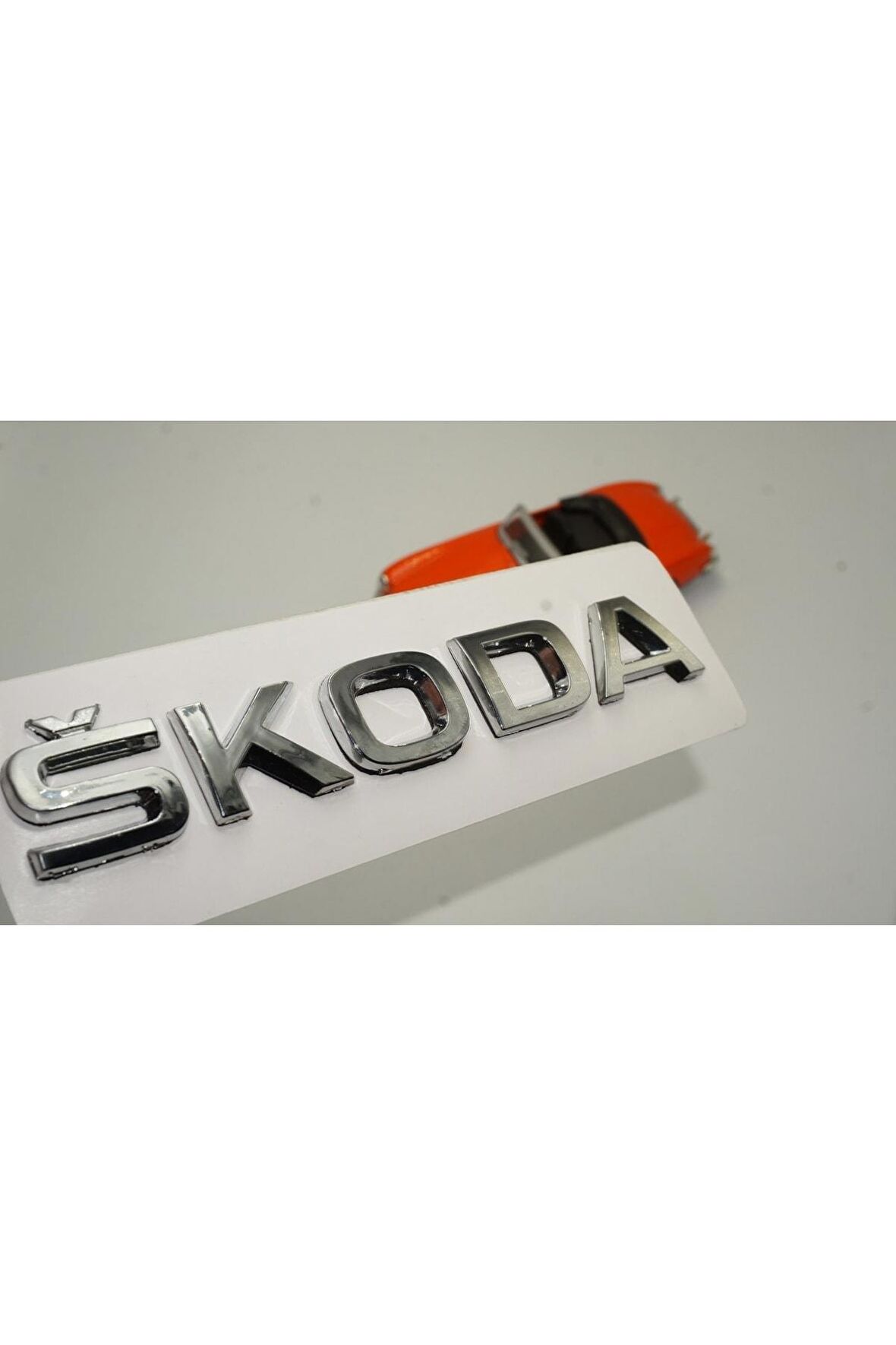 Skoda Bagaj Krom Abs 3m 3d Yazı Logo Amblem