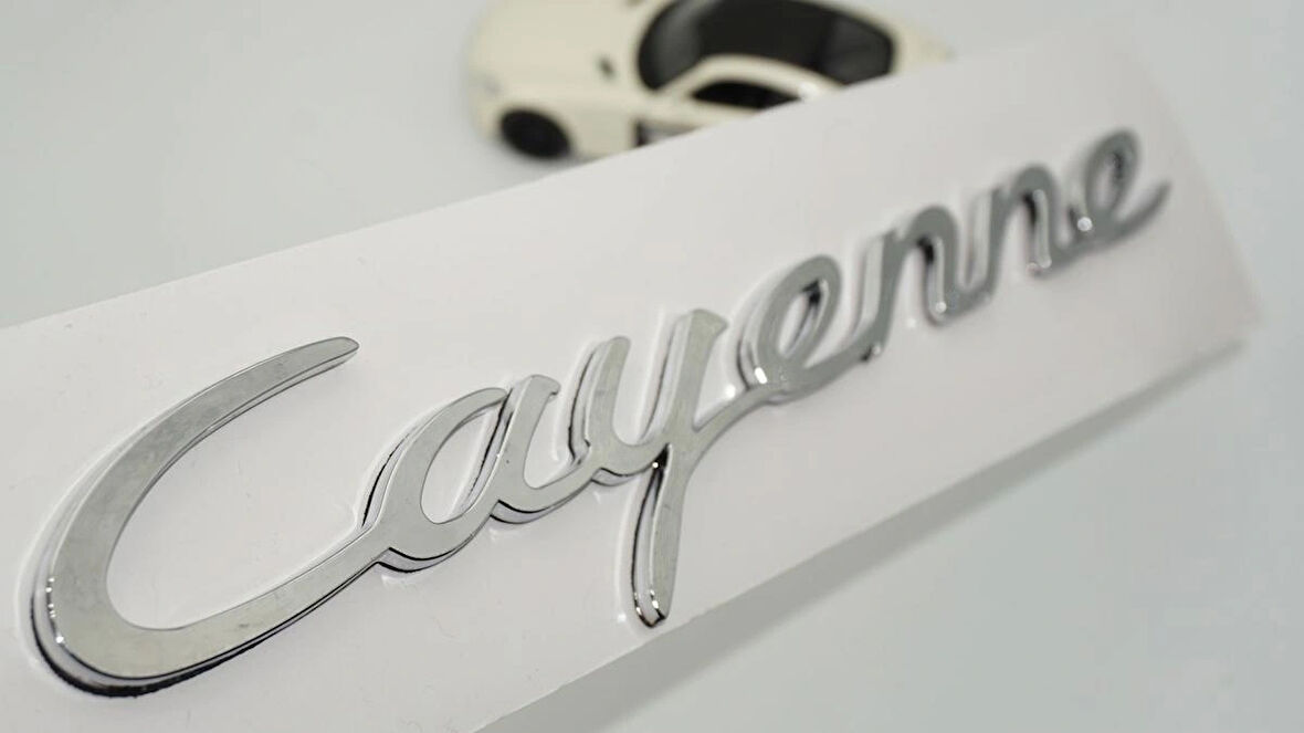 DK Tuning Porsche Cayenne 2004 2010 Bagaj Yazı Logo Amblem