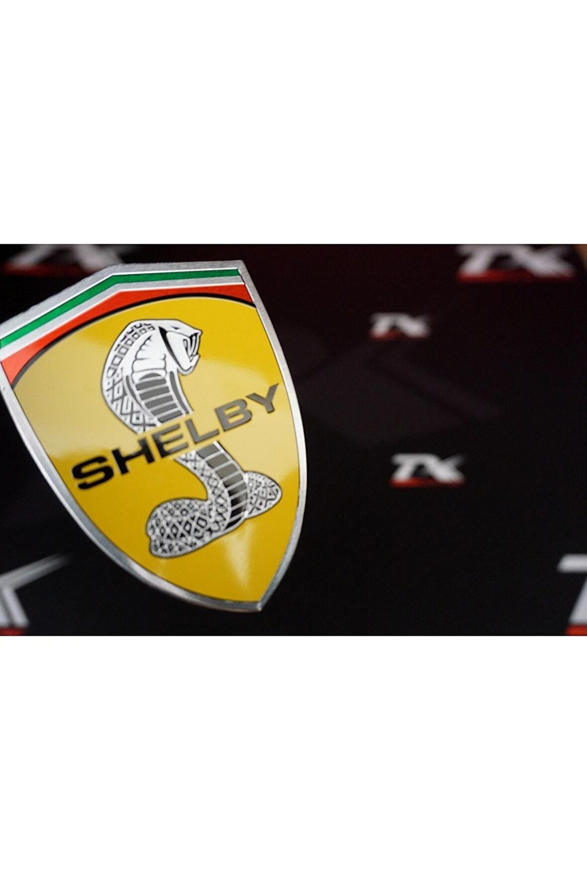Mustang Shelby Kobra Logo 3m 3d Body Plaka Metal Oem Yeni Ürün