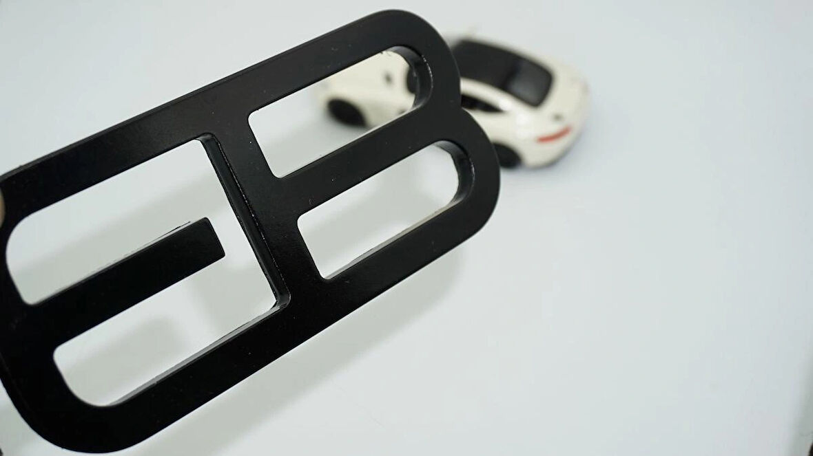 DK Tuning Mustang Ecoboost Billet EB Bagaj Amblemi Siyah Logo Arma