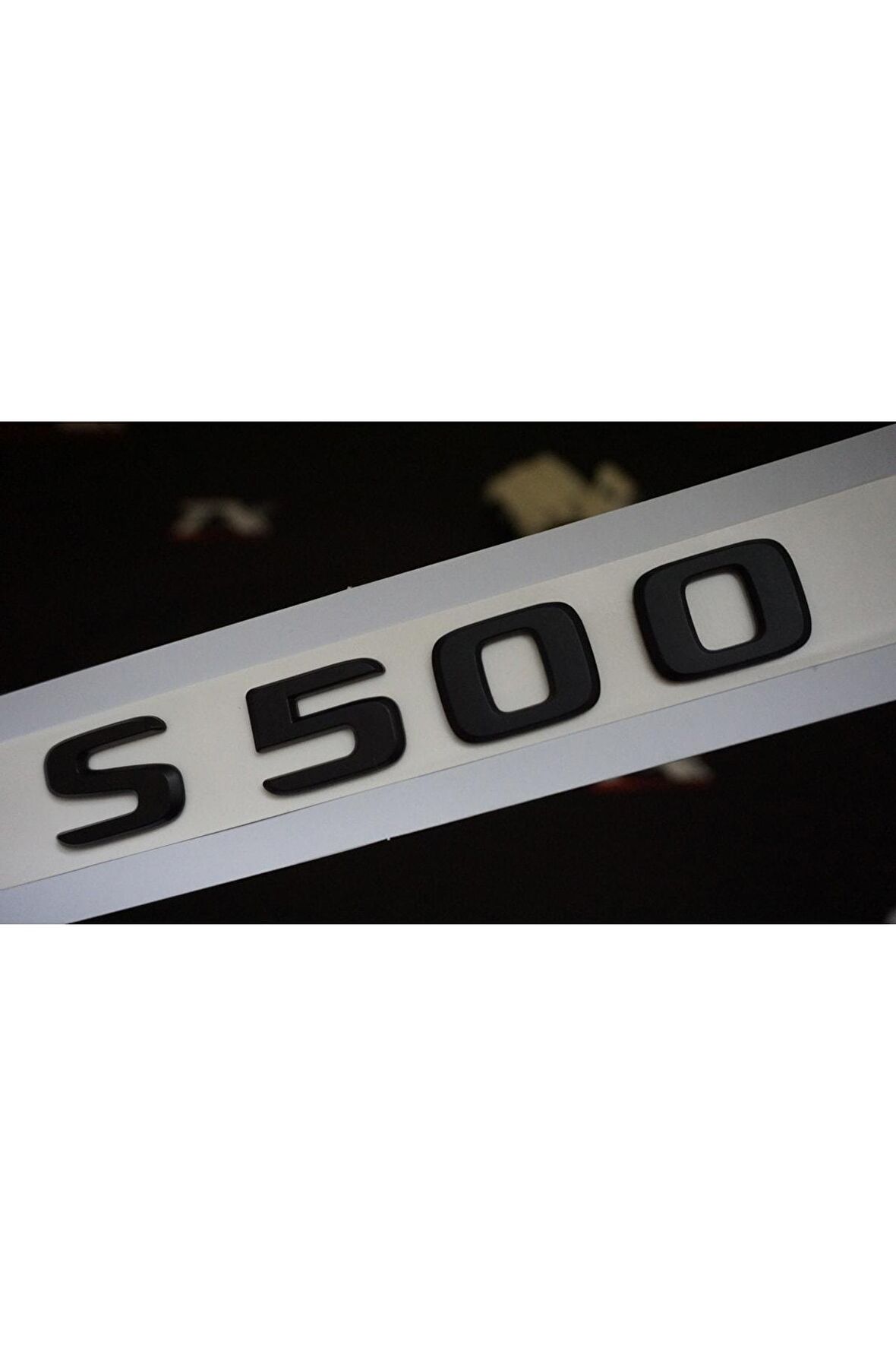 S500 Bagaj Yazı Logo Mat Siyah Renk Oem Ürün