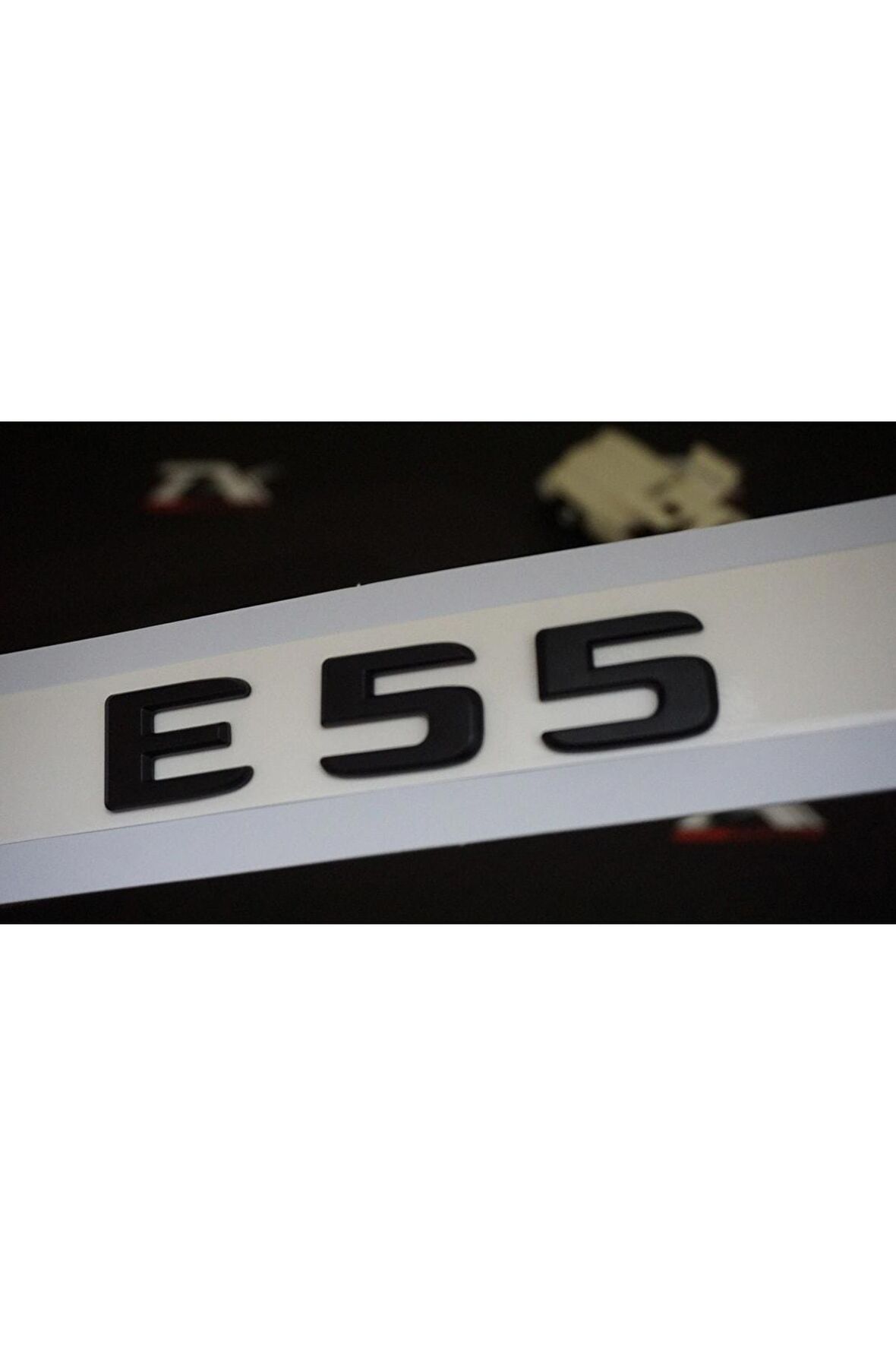 E55 Bagaj Mat Siyah 3m Yazı Logo Orjinal Ürün