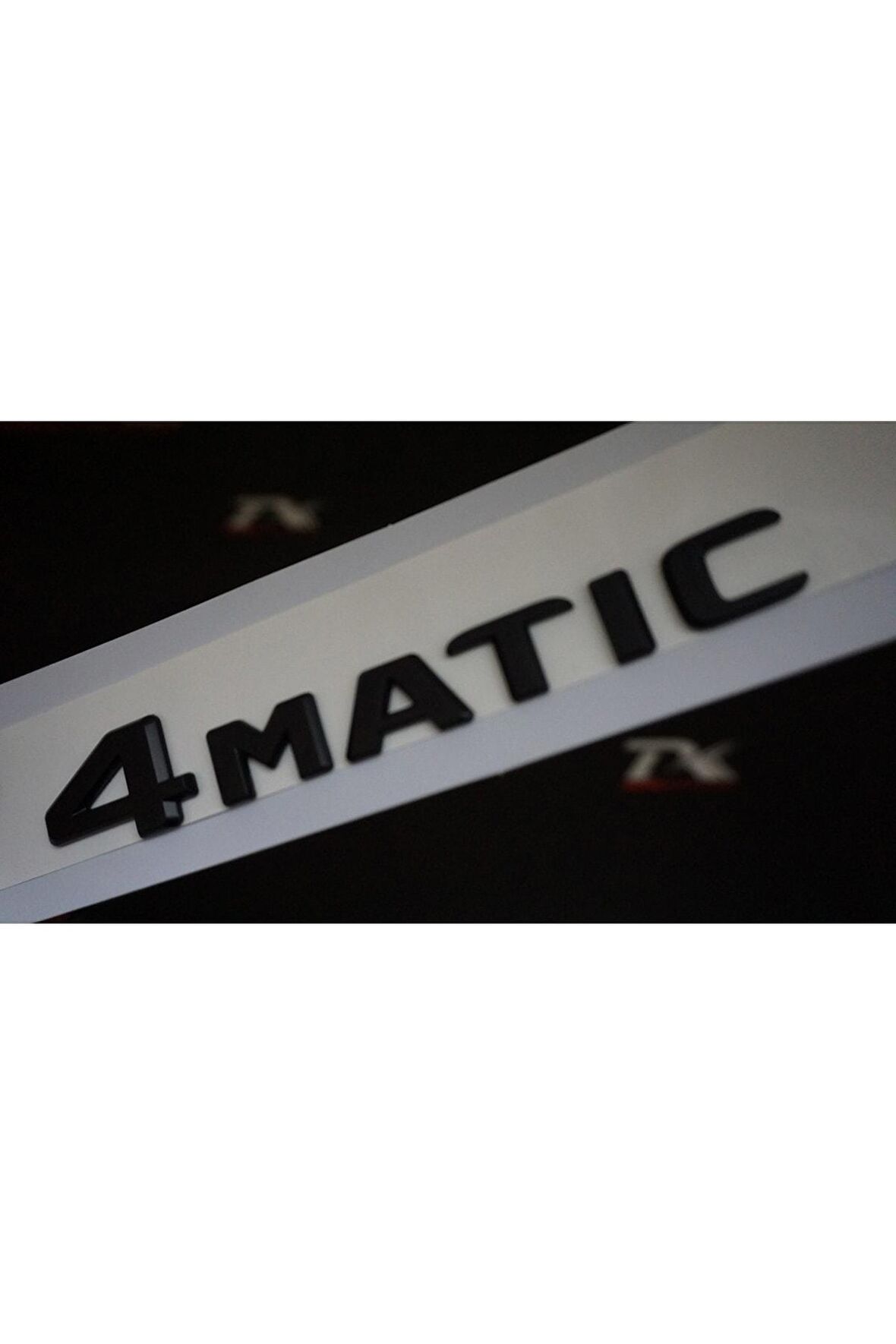 4 Matic Bagaj Siyah Renk 3m 3d Yazı Logo Orjinal Ürün