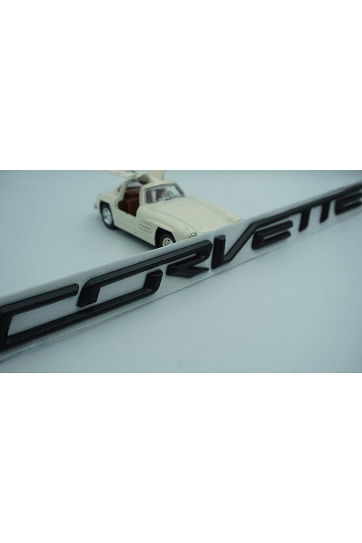 Corvette Bagaj Krom Metal 3m 3d Yazı Logo Arma