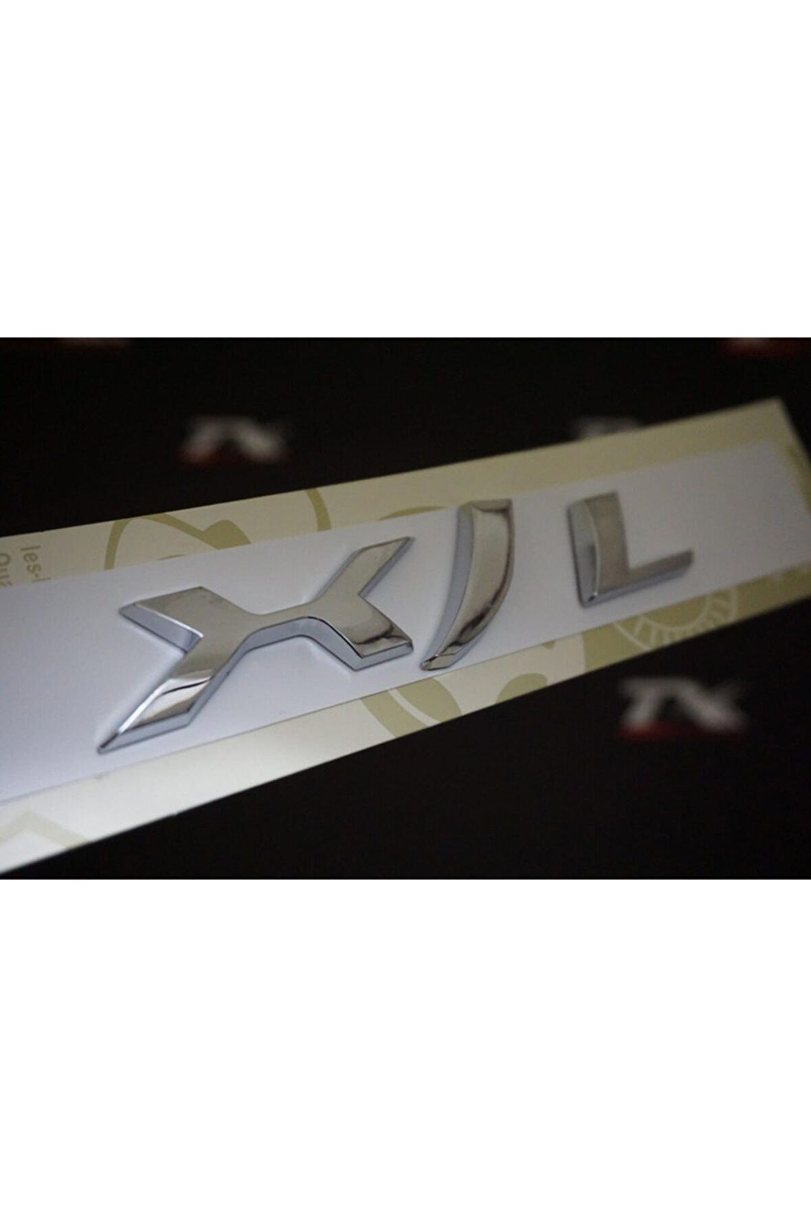 Xjl Bagaj 3m 3d Krom Logo Amblem Orjinal Ürün