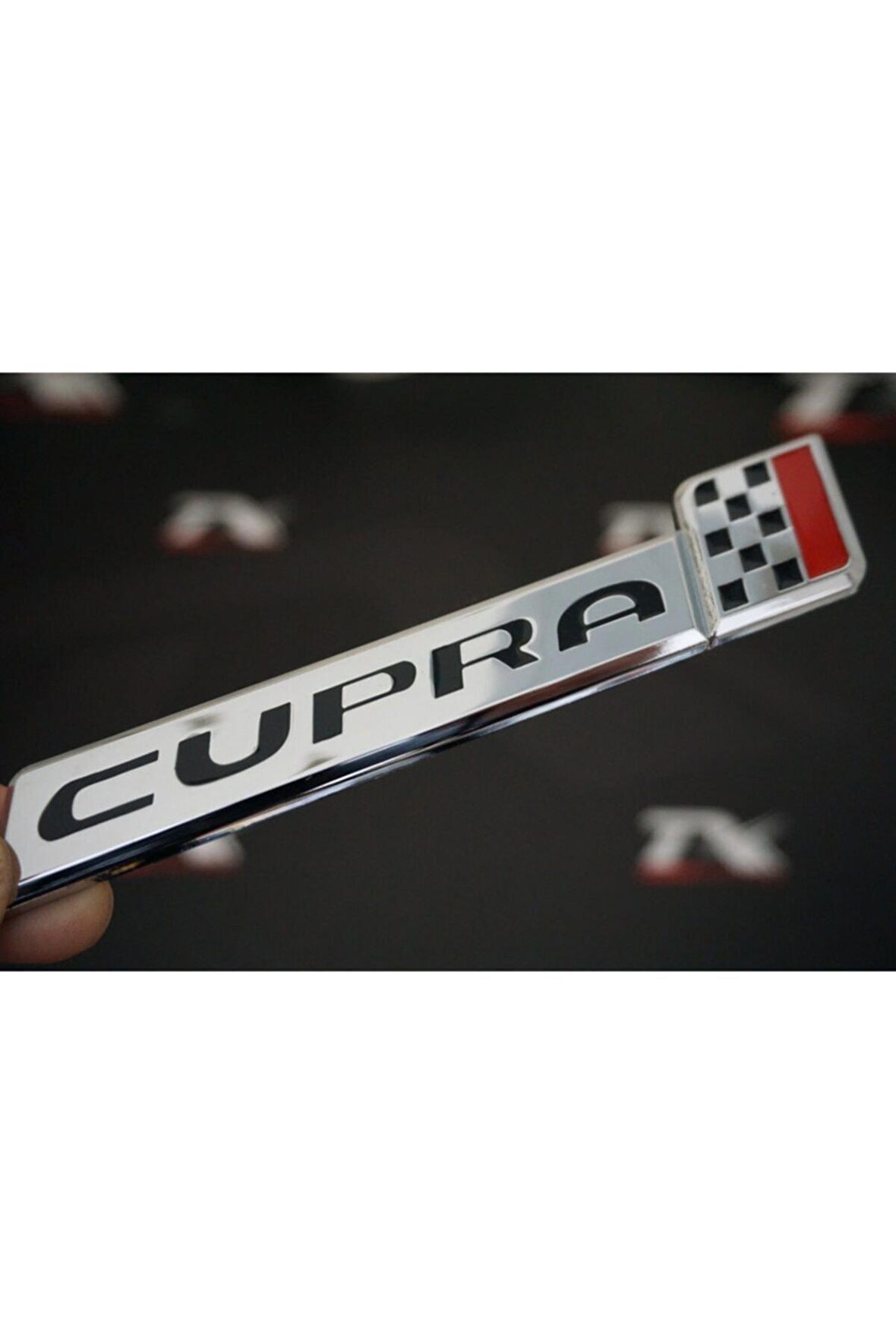 Cupra Leon Ibiza Altea Bagaj Krom Metal 3m 3d Yazı Logo