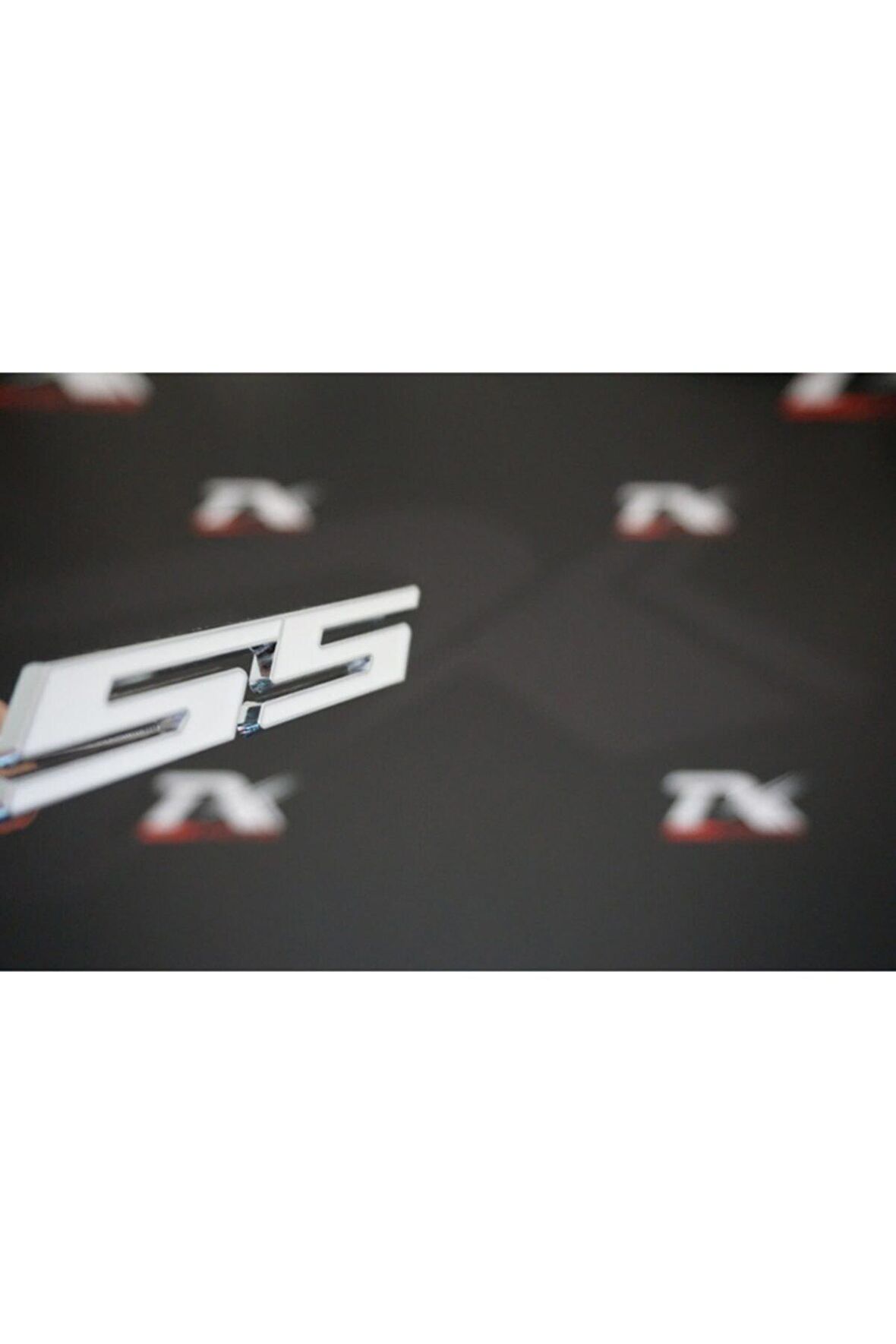 Ss Logo Ön Panjur Vidalı 3d Krom Metal Logo Amblem