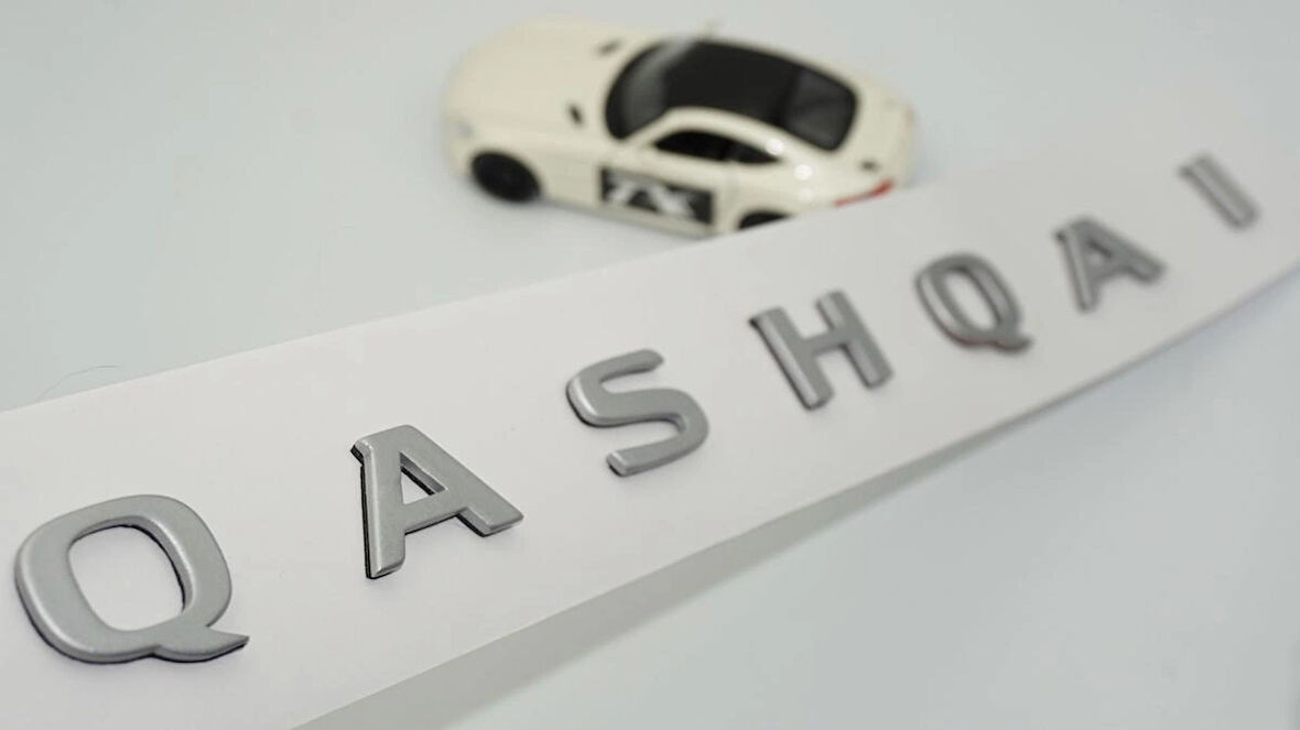DK Tuning Qashqai J11 Gri ABS Bagaj Yazı Logo Nissan İle Uyumlu