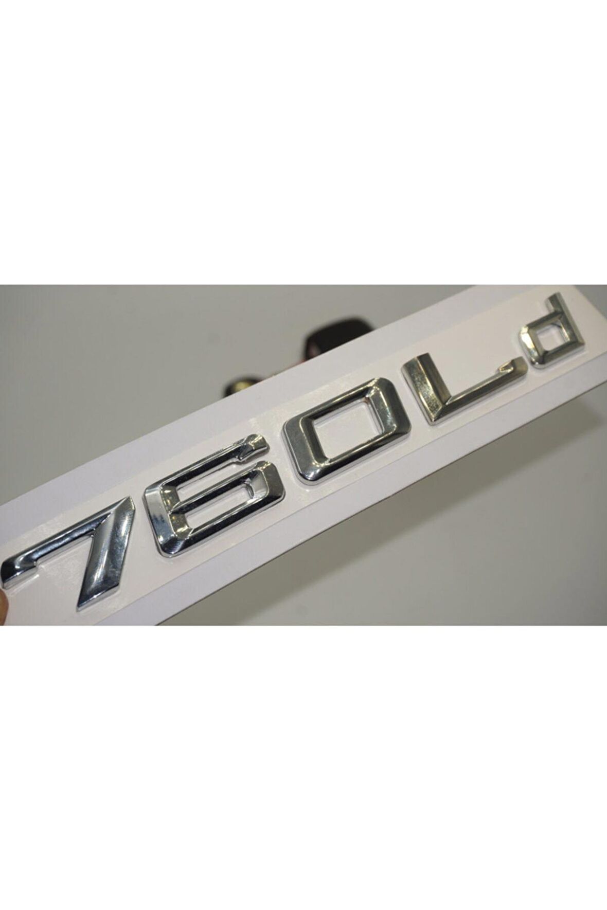 Bmw 760ld Krom Metal 3m 3d Bagaj Logo Yazı Orjinal Ürün
