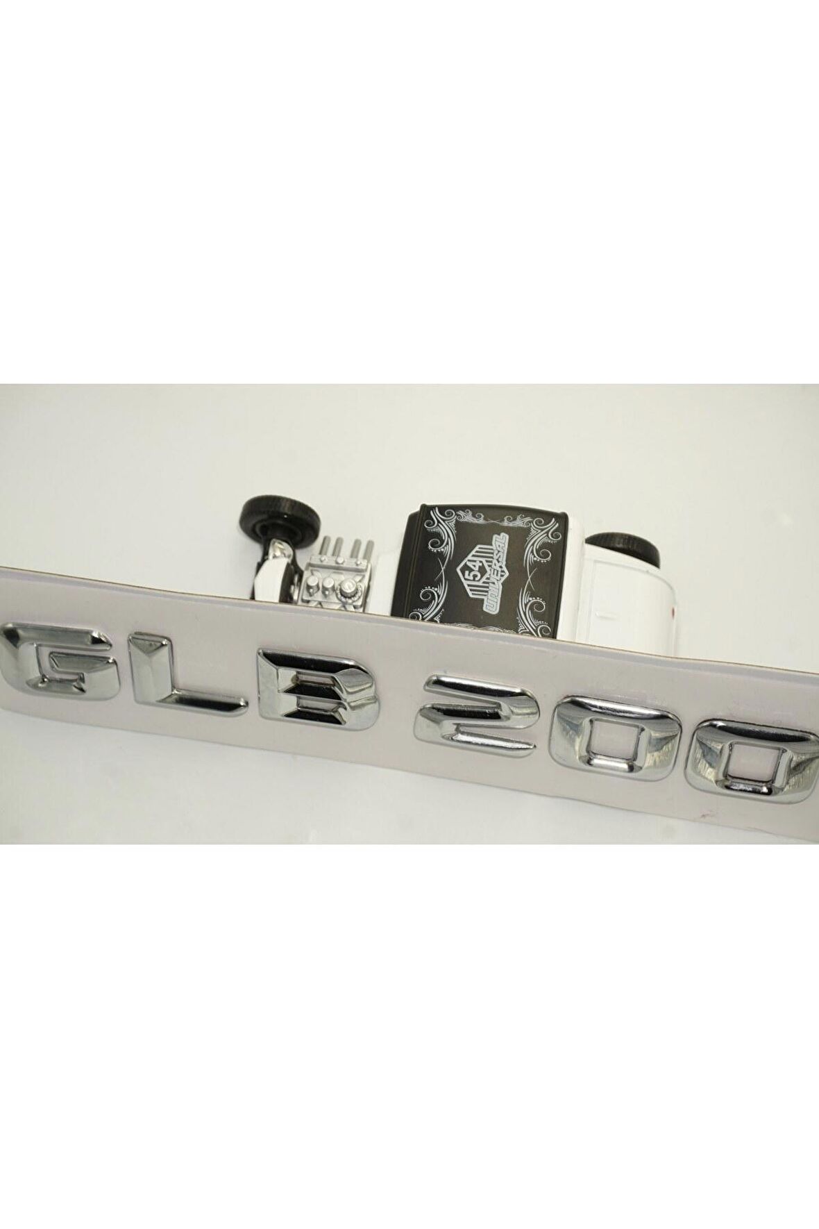 DK Benz GLB 200 Bagaj Krom Metal 3M 3D Yazı Logo