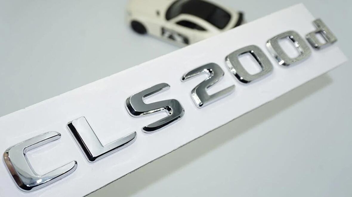 DK Tuning CLS200d Bagaj Krom ABS 3M 3D Yazı Logo Benz İle Uyumlu