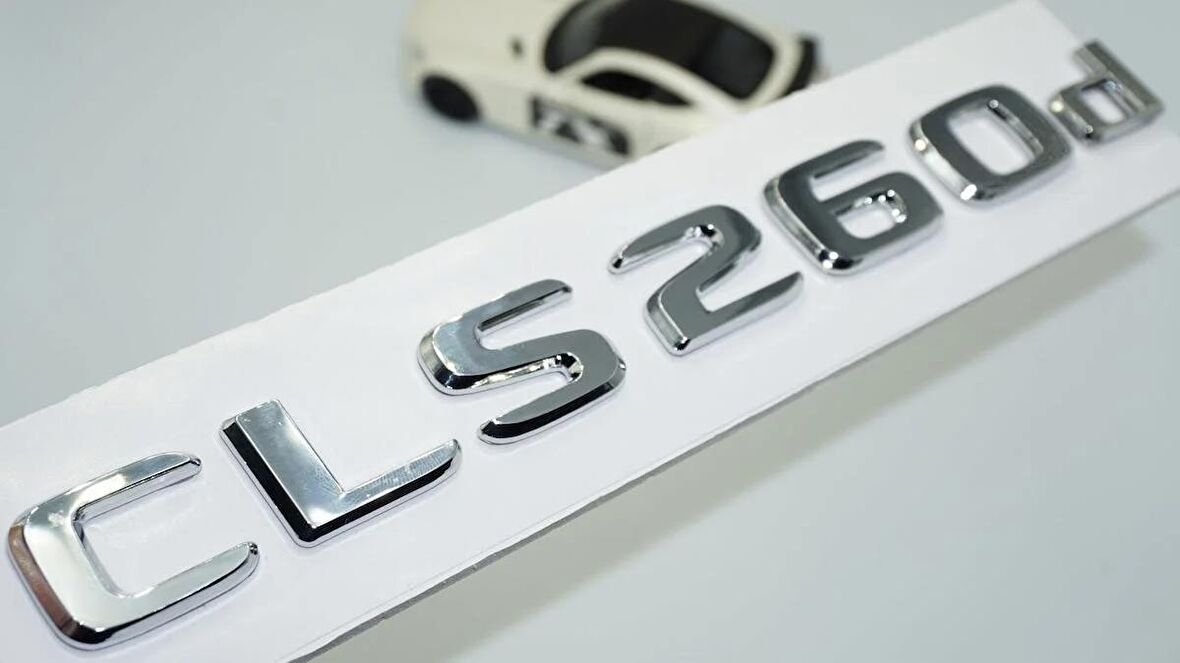 DK Tuning CLS260d Bagaj Krom ABS 3M 3D Yazı Logo Benz İle Uyumlu
