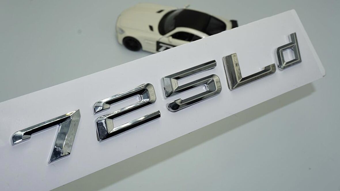 Dk Tuning 725ld Bagaj Krom Metal 3m 3d Yazı Logo Bmw İle Uyumlu