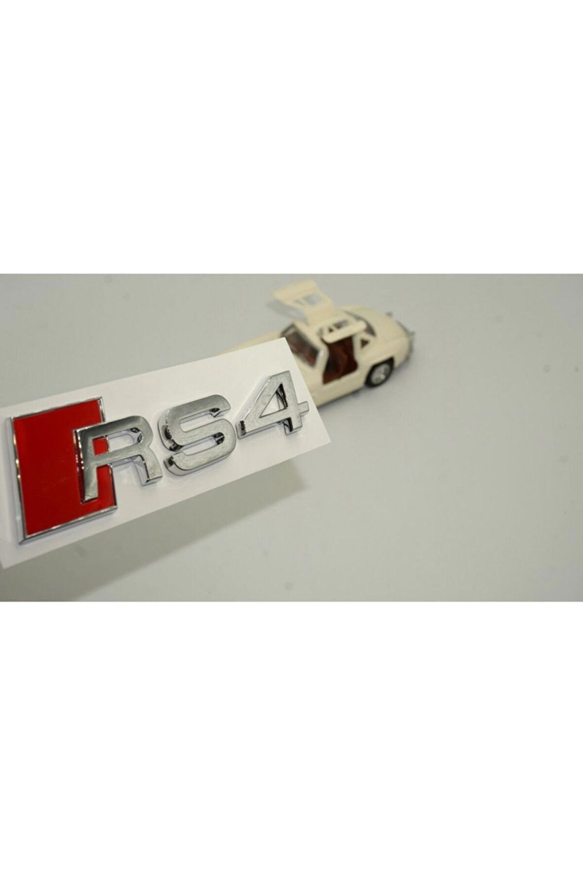 Audi Rs4 Bagaj Krom Abs 3m 3d Yazı Logo Amblem Orjinal Ürün