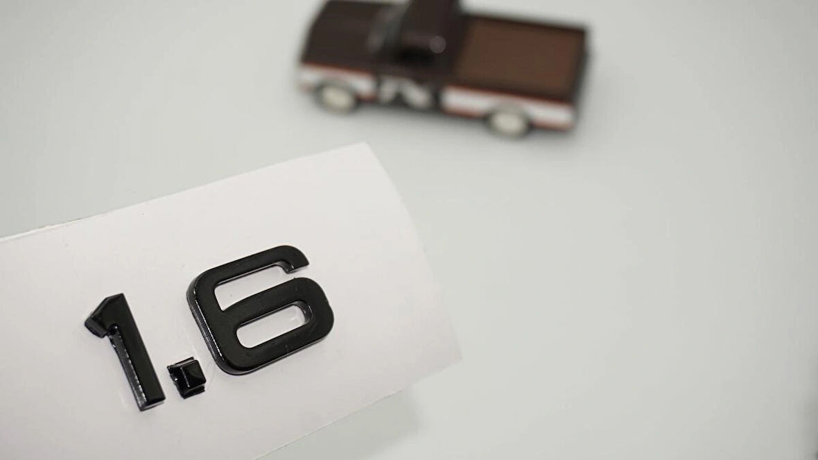 DK Tuning 1.6 Bagaj Siyah 3M Yazı Logo Audi İle Uyumlu