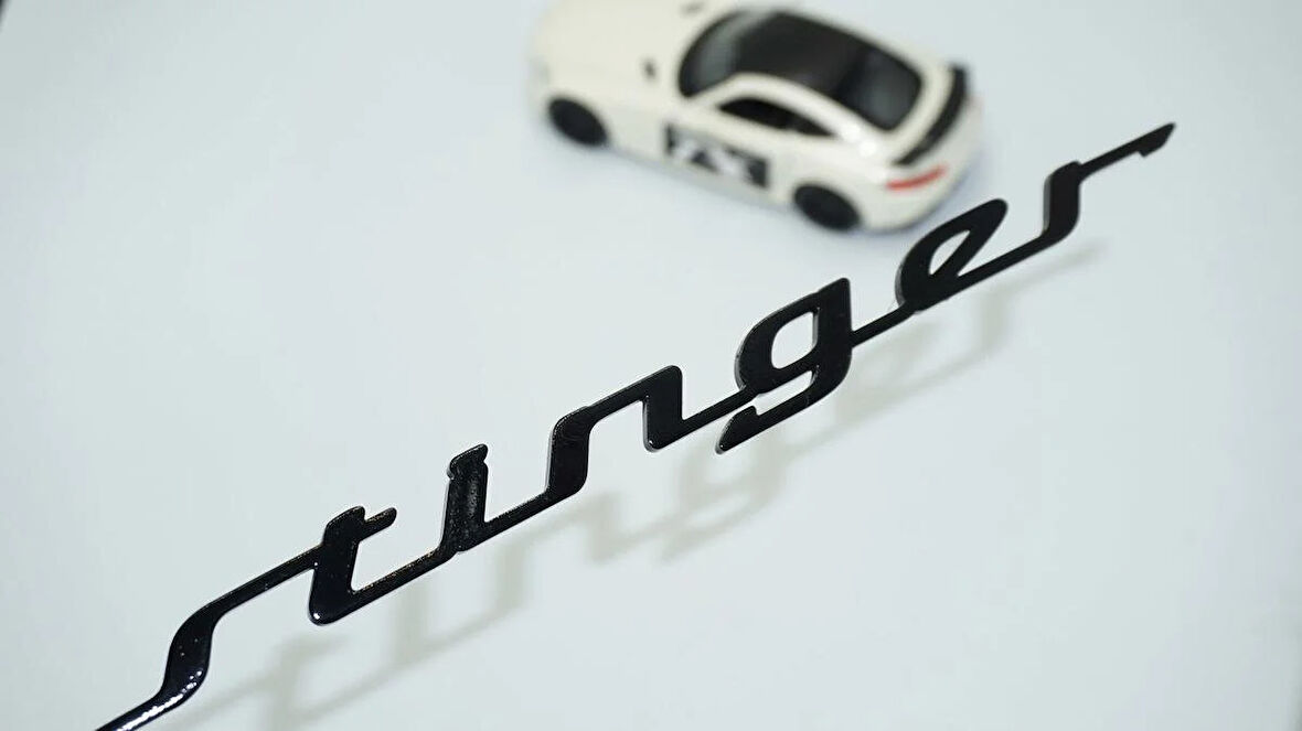 DK Tuning Stinger Siyah Bagaj Logo Arma Kia İle Uyumlu