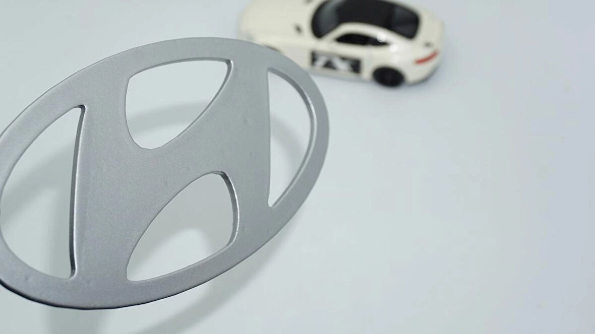 DK Tuning Elantra i20 i30 ioniq 5 Bagaj Gri Logo Hyundai İle Uyumlu