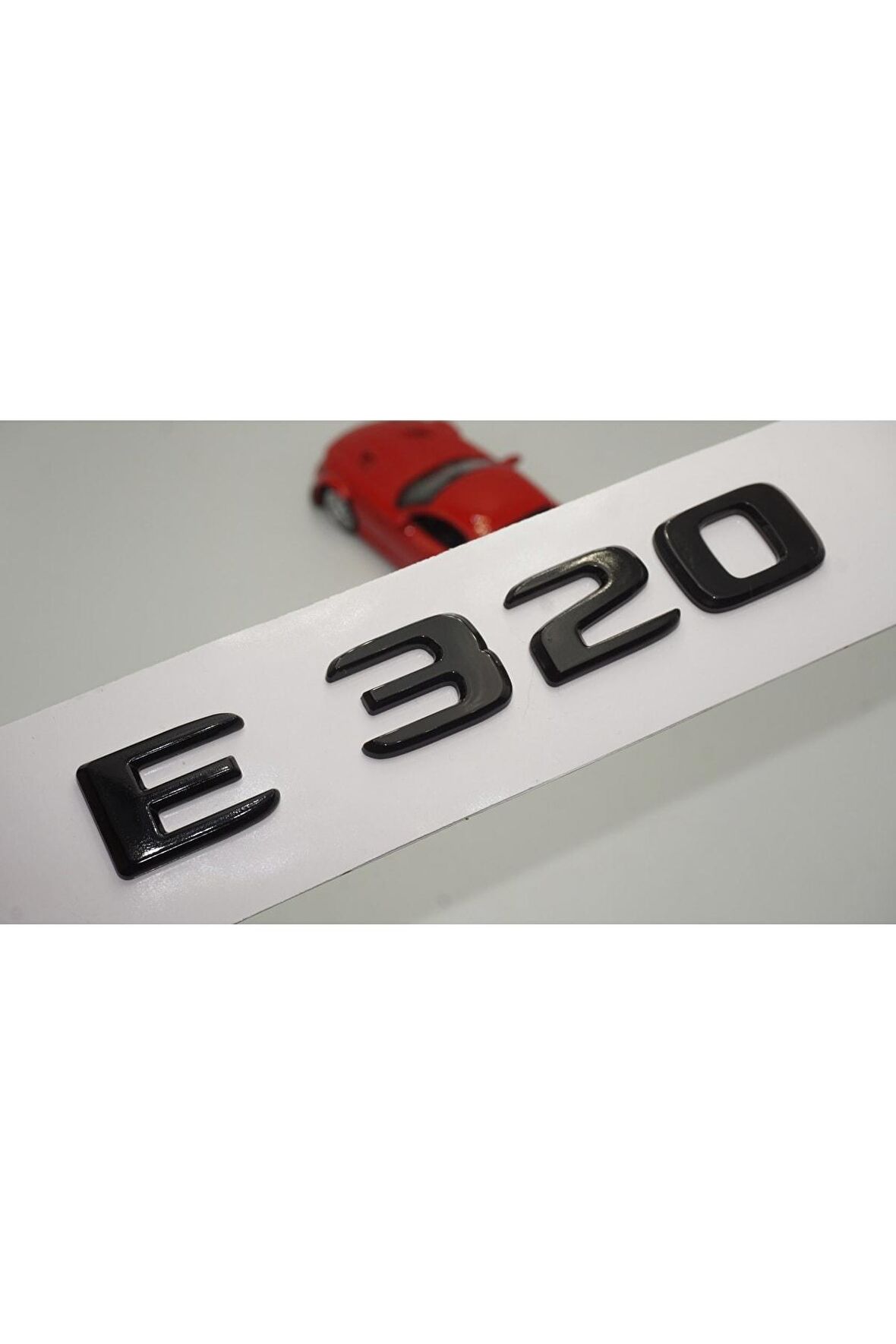 E 320 Bagaj Parlak Siyah Abs 3m 3d Yazı Logo