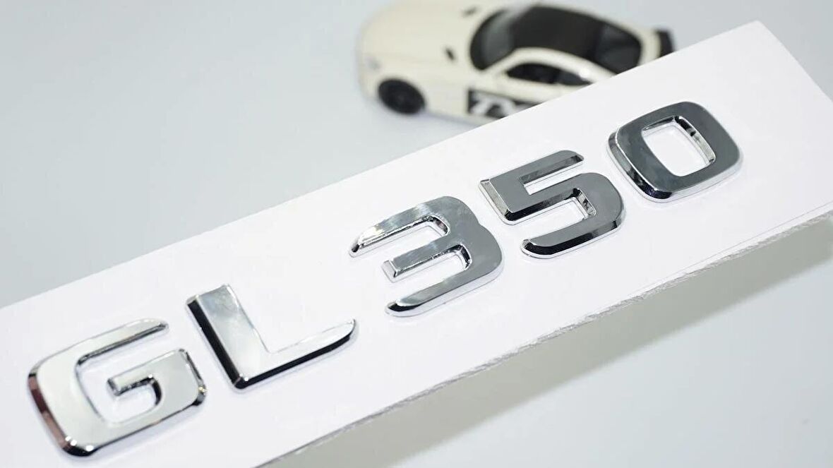 DK Tuning GL350 Bagaj Krom ABS 3M 3D Yazı Logo Benz İle Uyumlu