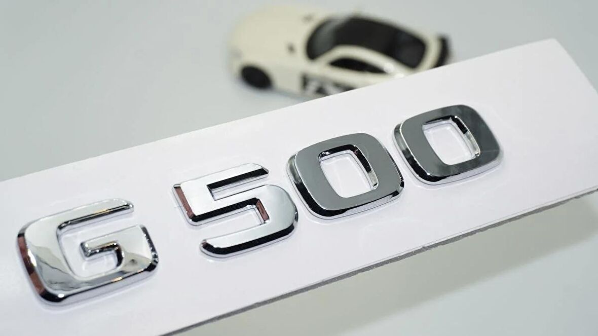 DK Tuning G500 Bagaj Krom ABS 3M 3D Yazı Logo Benz İle Uyumlu