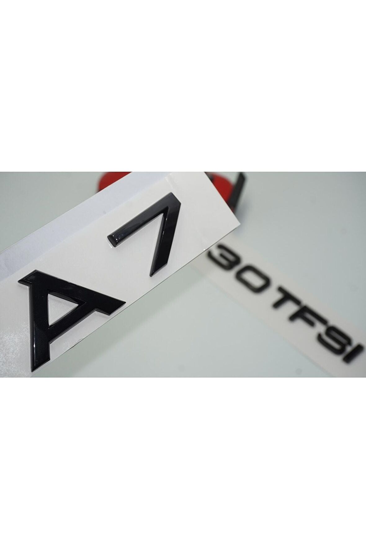 Audi A7 30 Tfsi Parlak Siyah Abs 3m 3d Bagaj Yazı Logo Orjinal Ürün