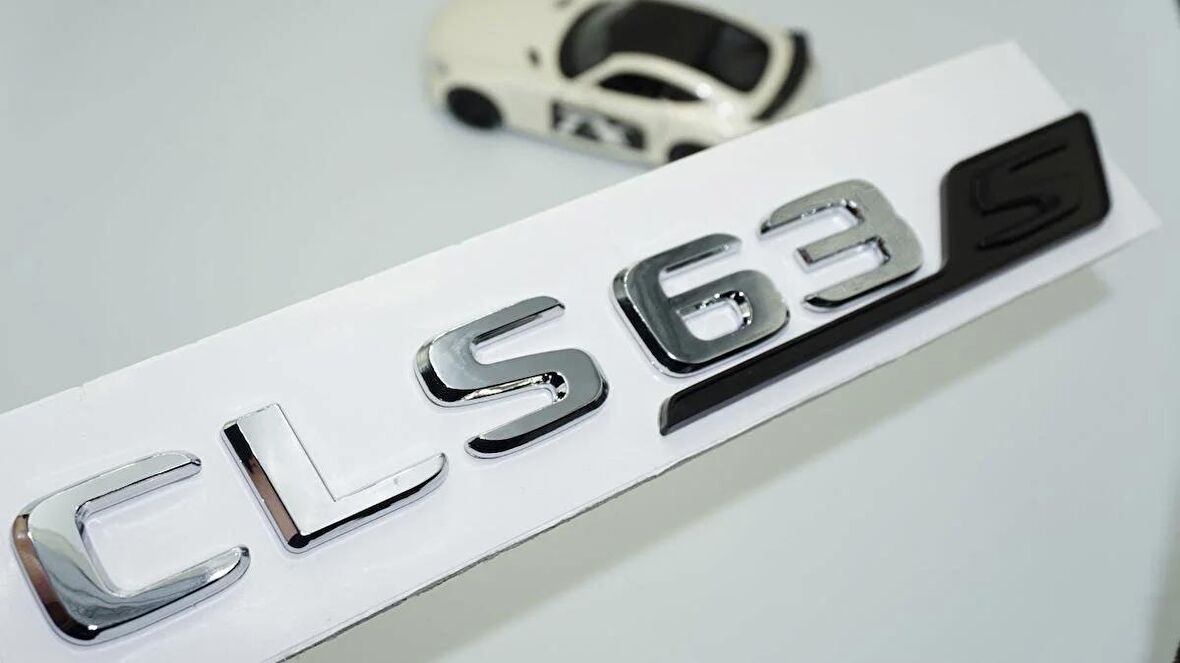DK Tuning CLS63S Bagaj Krom Siyah ABS Yazı Logo Benz İle Uyumlu