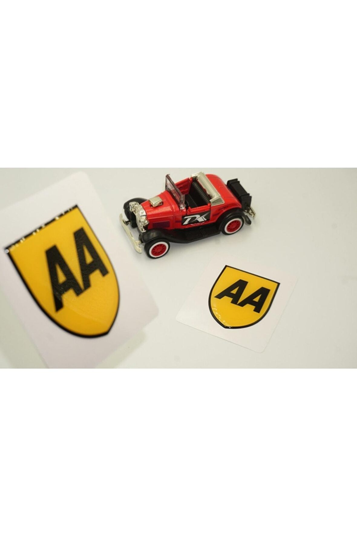 Aa Logo Damla Silikon Sticker 2'li Set