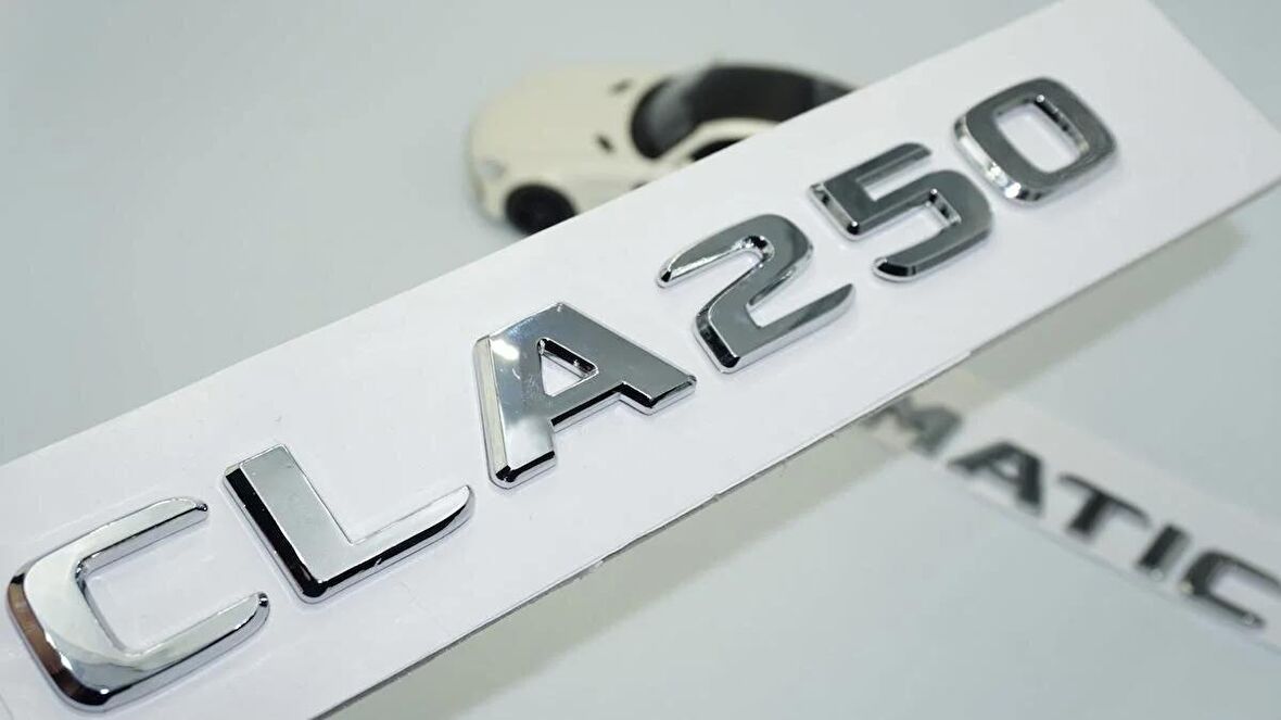 DK Tuning Benz CLA 250 4Matic Bagaj Krom ABS 3M 3D Yazı Logo