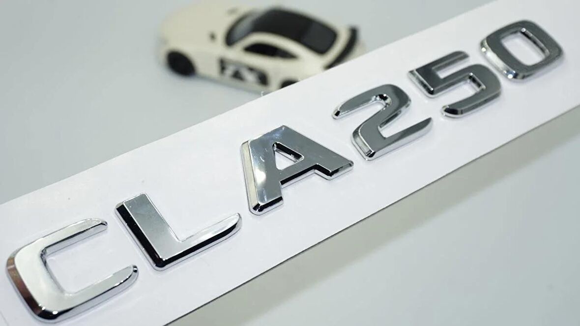 DK Tuning Benz CLA 250 Bagaj Krom ABS 3M 3D Yazı Logo