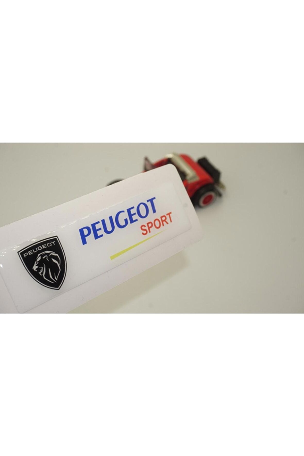 Peugeot Sport Lion Logo Damla Silikon Plaka Logo Arma Amblem Yeni Stil