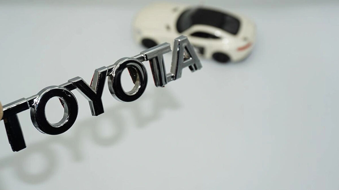DK Tuning Toyota 11,5cm Bagaj 3M 3D Krom ABS Logo Amblem
