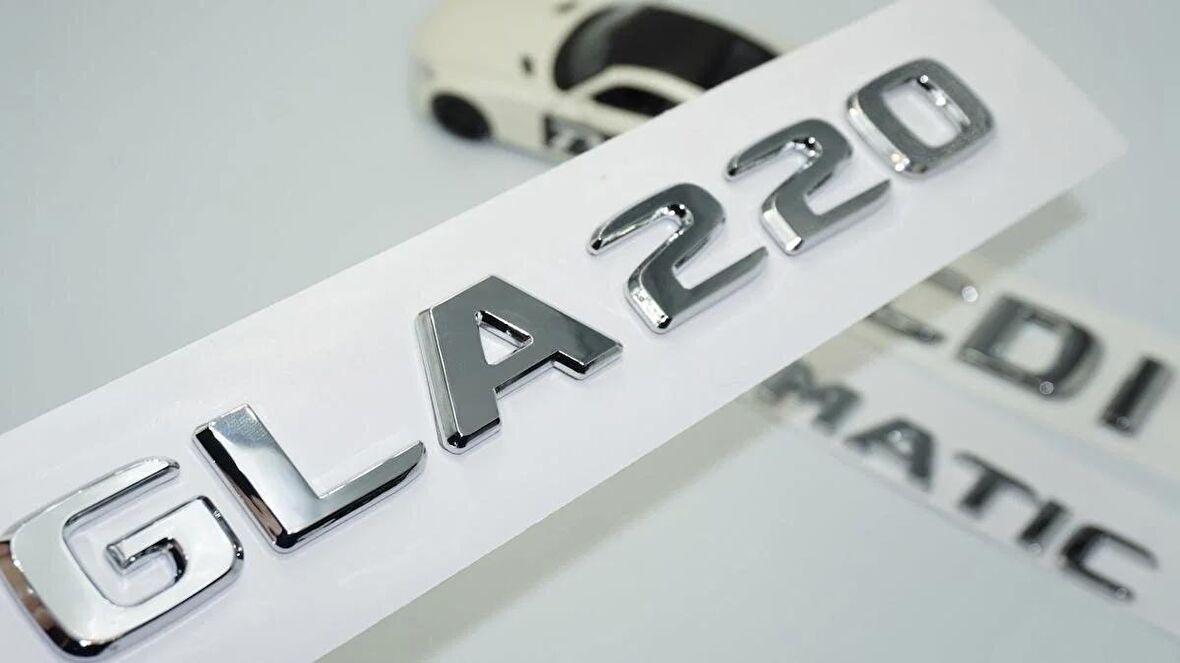 DK Tuning GLA220 CDi 4Matic Bagaj Krom ABS Yazı Benz İle Uyumlu