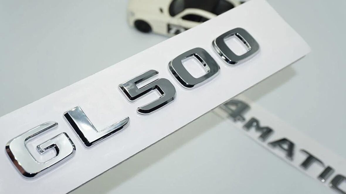 DK Tuning GL500 4Matic Bagaj Krom ABS Yazı Logo Benz İle Uyumlu