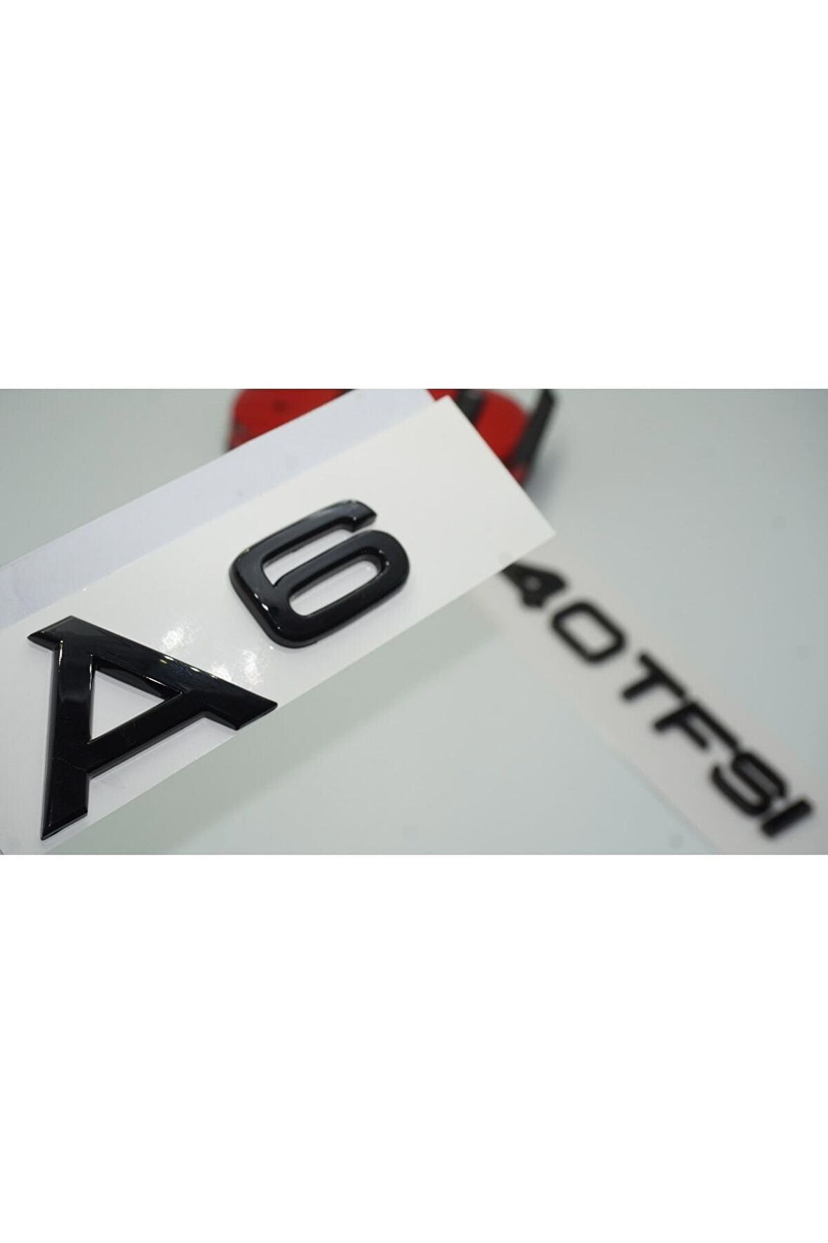 Audi A6 40 Tfsi Parlak Siyah Abs 3m 3d Bagaj Yazı Logo Orjinal Ürün