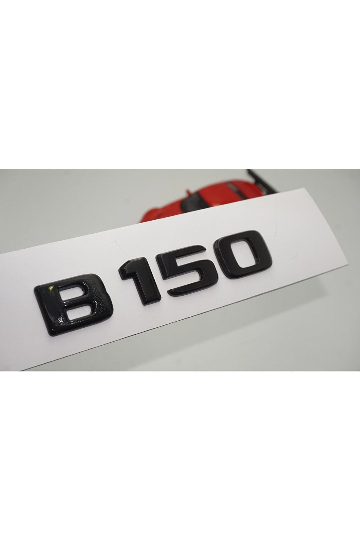 B 150 Bagaj Parlak Siyah Abs 3m 3d Yazı Logo