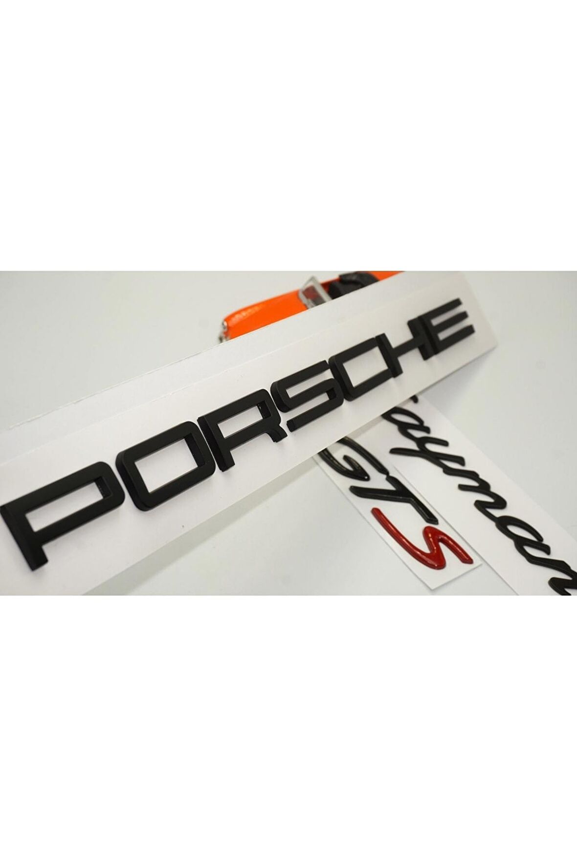 Porsche Cayenne Uyumlu  Bagaj 3m 3d Abs Yazı Logo Amblem Seti