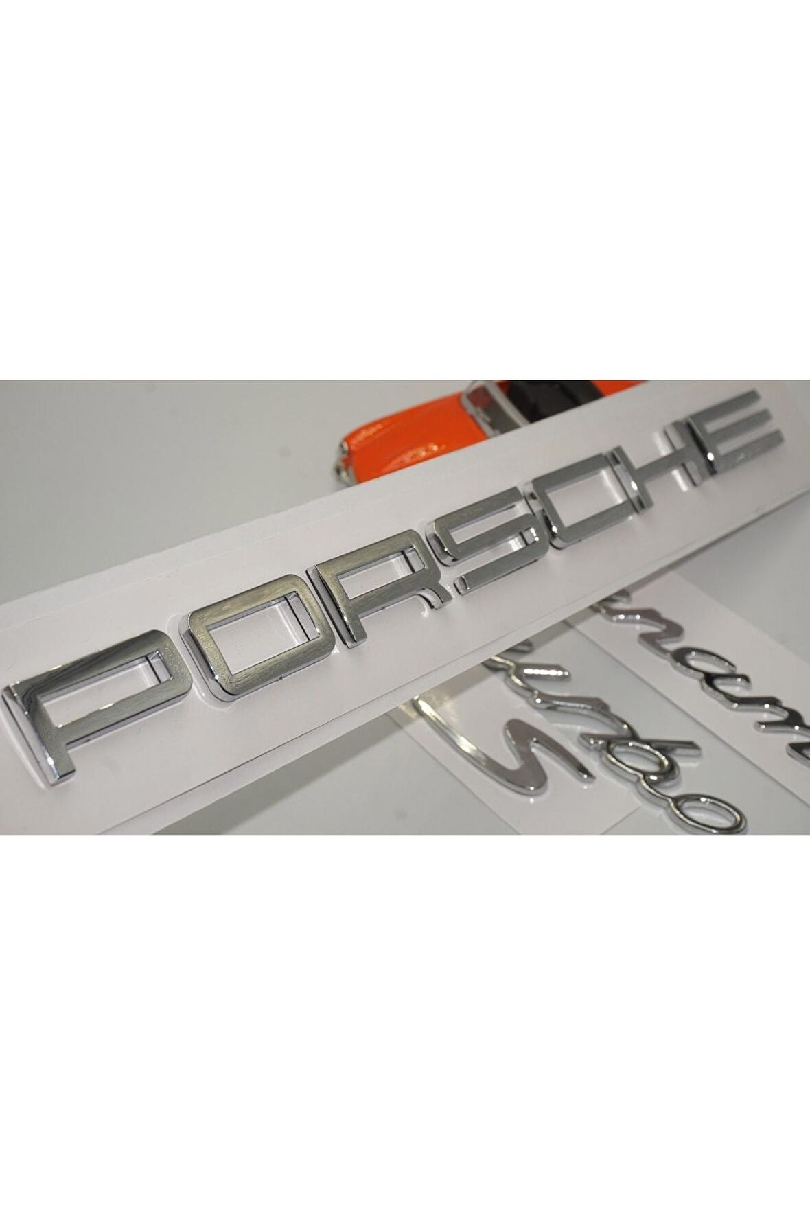 Porsche Panamera Uyumlu  Turbo S Bagaj 3m 3d Abs Yazı Logo Amblem Seti