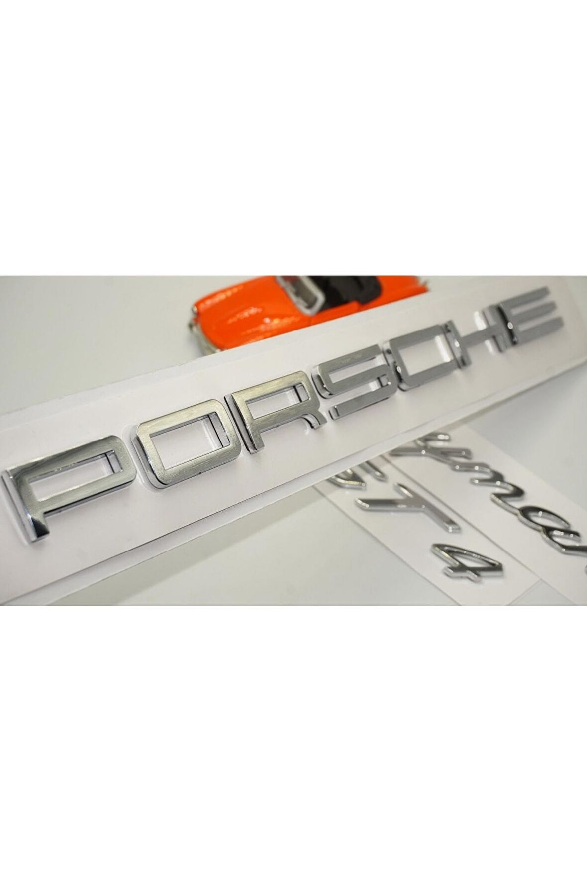 Porsche Cayman Gt4 Bagaj 3m 3d Abs Yazı Logo Amblem Seti